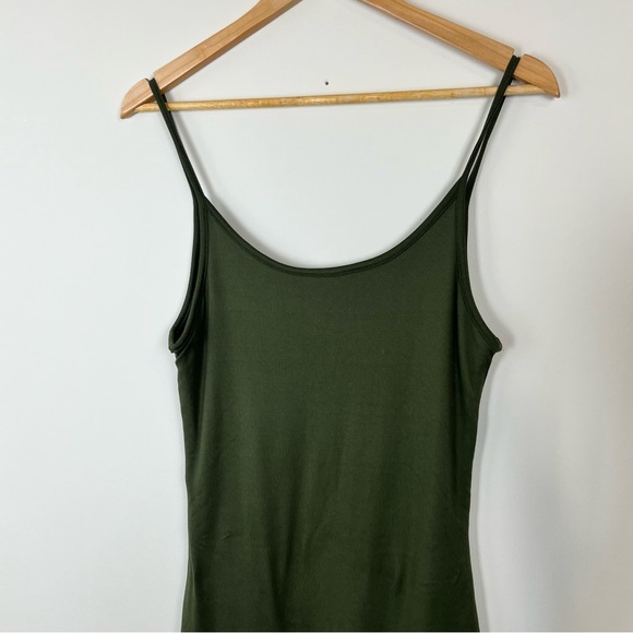 Bumpsuit Maternity The Kate Sleeveless Stretch-woven Unitard In Olive - Small - Picture 11 of 13